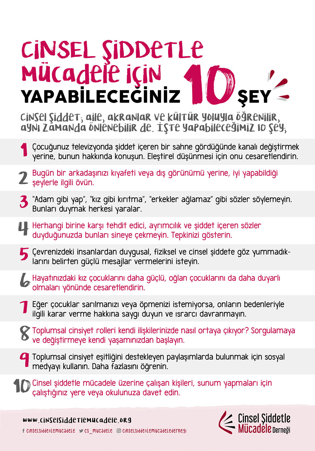 CİNSEL ŞİDDETLE MÜCADELE